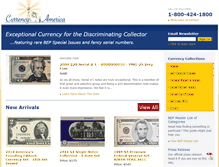 Tablet Screenshot of currencyamerica.com